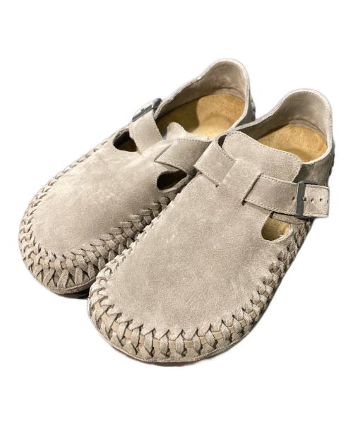 BIRKENSTOCK（ビルケンシュトック）BIRKENSTOCK (ビルケンシュトック) KITH (キス) LONDON BRAINDED MOON ROCK グレー サイズ:26の古着・服飾アイテム