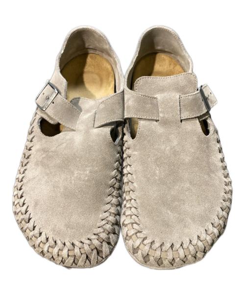 BIRKENSTOCK（ビルケンシュトック）BIRKENSTOCK (ビルケンシュトック) KITH (キス) LONDON BRAINDED MOON ROCK グレー サイズ:26の古着・服飾アイテム