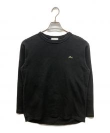 LACOSTE（ラコステ）の古着「クラシックフィットロングスリーブTシャツ　カットソー」｜ブラック