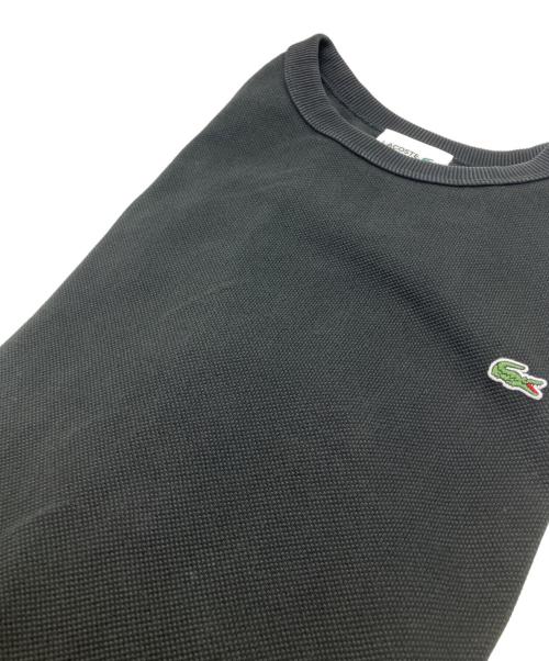 LACOSTE（ラコステ）LACOSTE (ラコステ) クラシックフィットロングスリーブTシャツ　カットソー ブラック サイズ:Mの古着・服飾アイテム
