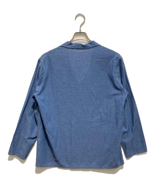 COMOLI（コモリ）COMOLI (コモリ) ベタシャンシャツジャケット ブルー サイズ:1の古着・服飾アイテム