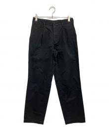 COMME des GARCONS HOMME（コムデギャルソン オム）の古着「タックパンツ」｜ブラック