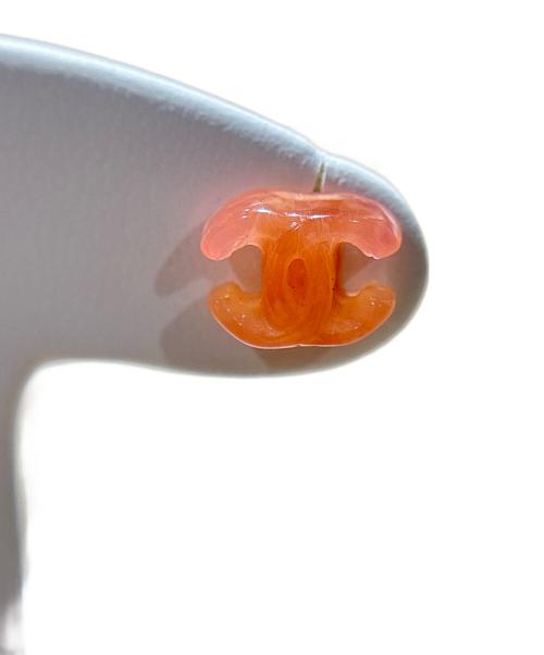 CHANEL（シャネル）CHANEL (シャネル) プラココマークピアス ピンクの古着・服飾アイテム