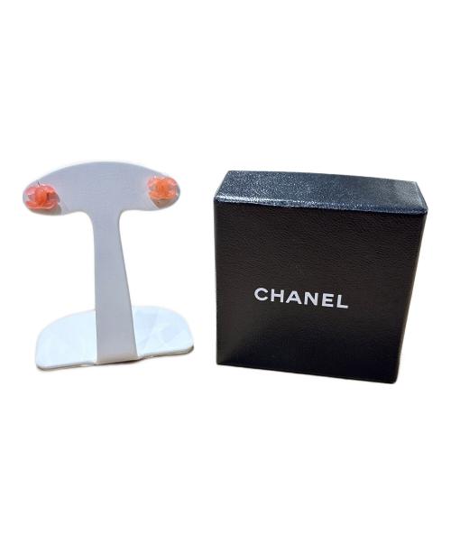 CHANEL（シャネル）CHANEL (シャネル) プラココマークピアス ピンクの古着・服飾アイテム