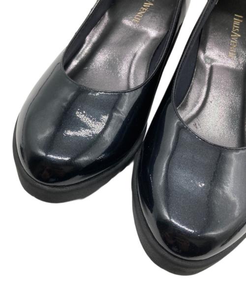 hills avenue（ヒルズアヴェニュー）hills avenue (ヒルズアヴェニュー) プレーンウェーブソールリップル ブラック サイズ:SIZE 22.5cmの古着・服飾アイテム