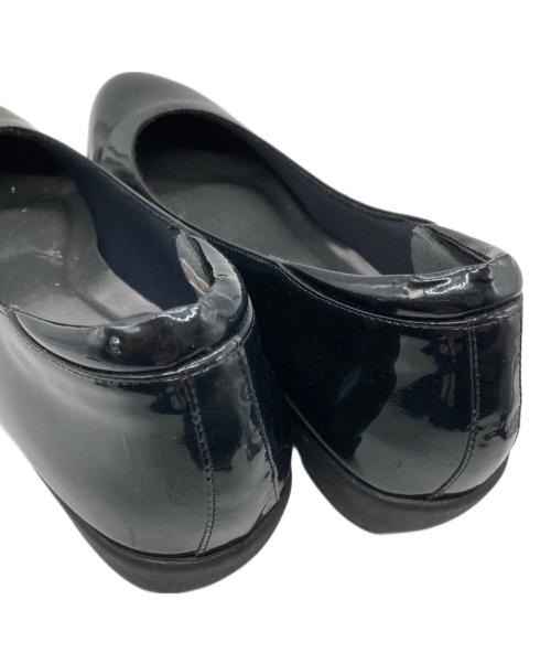 hills avenue（ヒルズアヴェニュー）hills avenue (ヒルズアヴェニュー) プレーンウェーブソールリップル ブラック サイズ:SIZE 22.5cmの古着・服飾アイテム