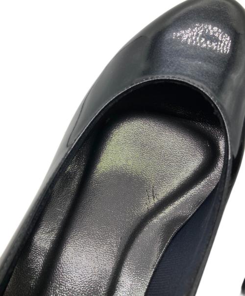 hills avenue（ヒルズアヴェニュー）hills avenue (ヒルズアヴェニュー) プレーンウェーブソールリップル ブラック サイズ:SIZE 22.5cmの古着・服飾アイテム