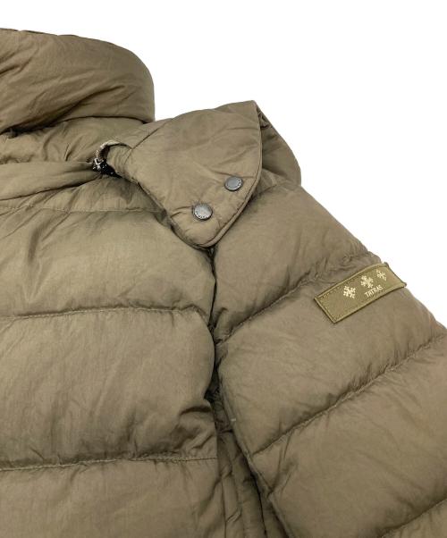 TATRAS（タトラス）TATRAS (タトラス) POLITEAMA ダウンコート　ロングコート ブラウン サイズ:01の古着・服飾アイテム