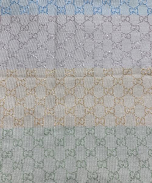 GUCCI（グッチ）GUCCI (グッチ) GGジャカード ショール ベージュの古着・服飾アイテム