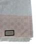 中古・古着 GUCCI (グッチ) GGジャカード ショール ベージュ：37000円