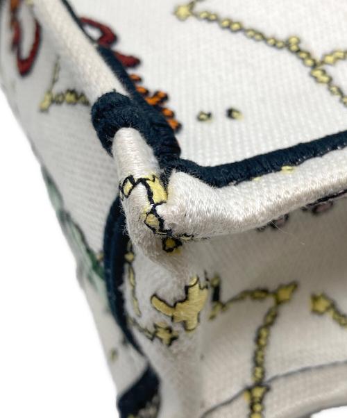 Christian Dior（クリスチャン ディオール）Christian Dior (クリスチャン ディオール) ブックトート ミニ フォンバッグ アイボリーの古着・服飾アイテム