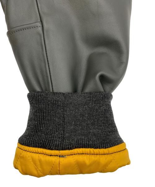 MEN'S BIGI（メンズビギ）MEN'S BIGI (メンズビギ) 復刻Super140 ウールメルトンスタジャン ブラック サイズ:03 未使用品の古着・服飾アイテム