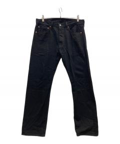中古・古着通販】LEVI'S (リーバイス) 505 レザーパンツ ブラック