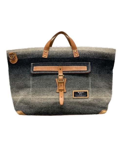 master-piece（マスターピース）master-piece (マスターピース) WOOLRICH (ウールリッチ) トートバッグ ブラックの古着・服飾アイテム