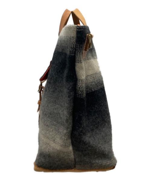 master-piece（マスターピース）master-piece (マスターピース) WOOLRICH (ウールリッチ) トートバッグ ブラックの古着・服飾アイテム