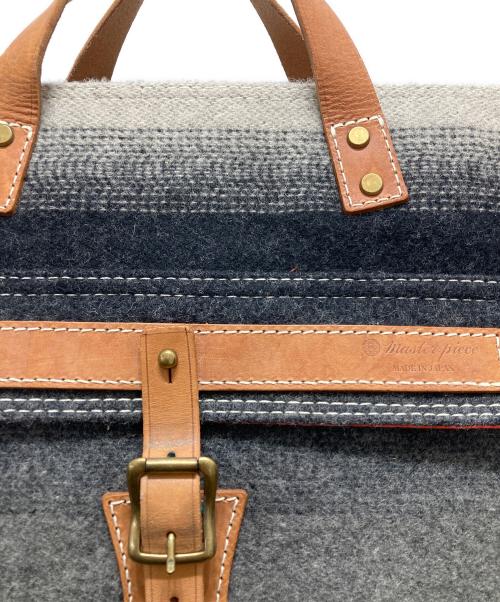 master-piece（マスターピース）master-piece (マスターピース) WOOLRICH (ウールリッチ) トートバッグ ブラックの古着・服飾アイテム