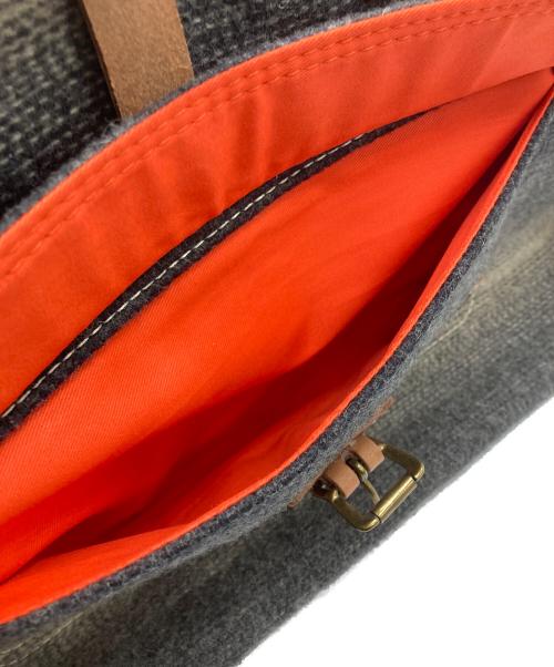 master-piece（マスターピース）master-piece (マスターピース) WOOLRICH (ウールリッチ) トートバッグ ブラックの古着・服飾アイテム