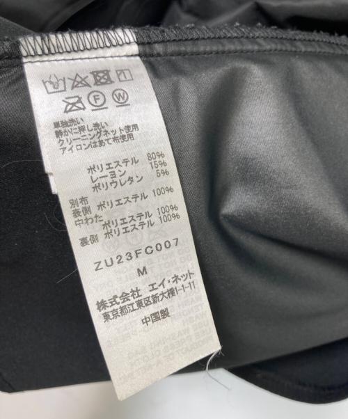 ZUCCA（ズッカ）ZUCCA (ズッカ) ライトキルトドッキング ブラック サイズ:Mの古着・服飾アイテム