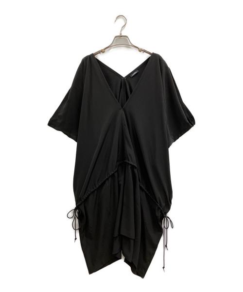 LIMI feu（リミフゥ）LIMI feu (リミフゥ) ドローコードワンピース ブラック サイズ:2の古着・服飾アイテム