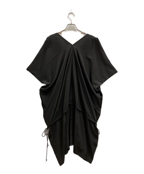 LIMI feu（リミフゥ）LIMI feu (リミフゥ) ドローコードワンピース ブラック サイズ:2の古着・服飾アイテム