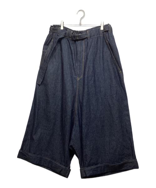 s'yte Yohji Yamamoto（サイト ヨウジヤマモト）s'yte yohji yamamoto (サイト ヨウジヤマモト) ワイドデニムパンツ インディゴ サイズ:3の古着・服飾アイテム
