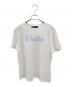 MADISON BLUE（マディソンブルー）の古着「HPS別注 HELLO CREW NECK TEE」｜ホワイト