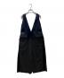 sacai（サカイ）の古着「ドッキングノースリーブワンピース」｜ネイビー