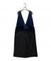 sacai (サカイ) ドッキングノースリーブワンピース ネイビー サイズ:2：25000円