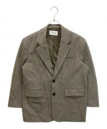 FRAY ID（フレイ アイディー）の古着「FWFJ245032　バリエーションオーバーサイズジャケット」｜ベージュ