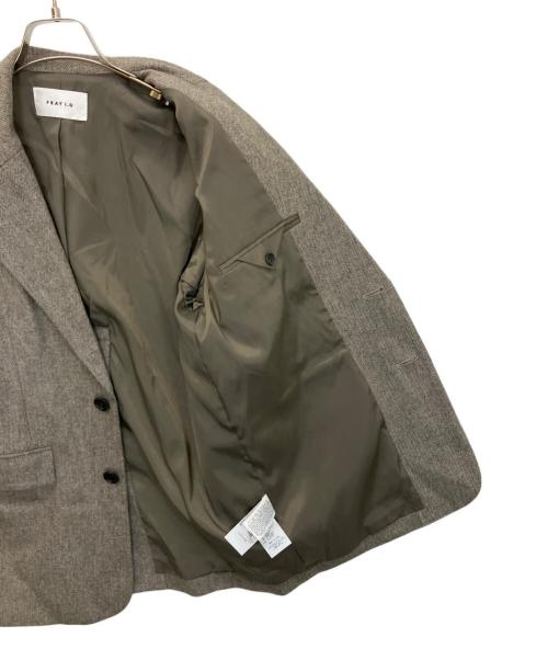 FRAY ID（フレイ アイディー）FRAY ID (フレイ アイディー) FWFJ245032　バリエーションオーバーサイズジャケット ベージュの古着・服飾アイテム