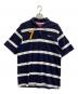 Supreme（シュプリーム）の古着「Cursive Polo」｜ネイビー×ホワイト