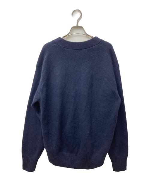 MIESROHE（ミースロエ）MIESROHE (ミースロエ) ソフトシャギーオーバーサイズニット MWNT255003 ネイビー サイズ:Fの古着・服飾アイテム