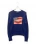 POLO RALPH LAUREN（ポロ・ラルフローレン）の古着「星条旗コットンニット」｜ネイビー