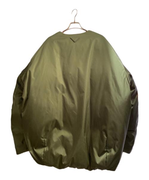 PRADA（プラダ）PRADA (プラダ) RE-NYLON OVERSIZED BOMBER JACKET オリーブ サイズ:Sの古着・服飾アイテム