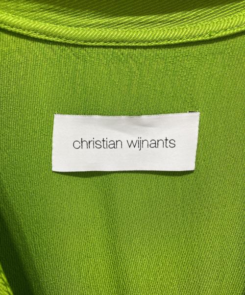 christian wijnants（クリスチャン ワイナンツ）christian wijnants (クリスチャン ワイナンツ) レーヨンワンピース グリーン サイズ:SIZE38の古着・服飾アイテム