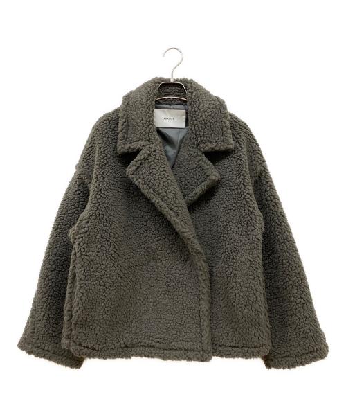 ADAWAS（アダワス）ADAWAS (アダワス) ECO BOA JACKET（エコボアジャケット） グレー サイズ:FREEの古着・服飾アイテム