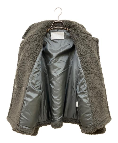 ADAWAS（アダワス）ADAWAS (アダワス) ECO BOA JACKET（エコボアジャケット） グレー サイズ:FREEの古着・服飾アイテム