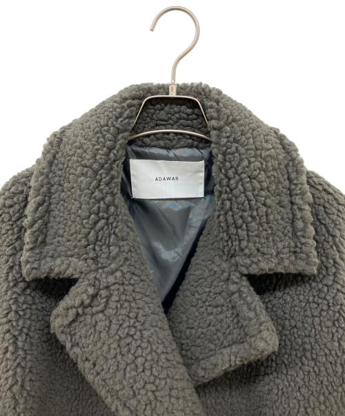 ADAWAS（アダワス）ADAWAS (アダワス) ECO BOA JACKET（エコボアジャケット） グレー サイズ:FREEの古着・服飾アイテム