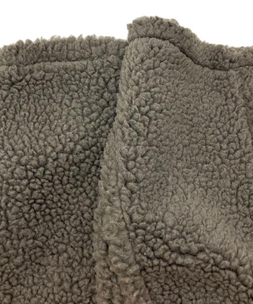 ADAWAS（アダワス）ADAWAS (アダワス) ECO BOA JACKET（エコボアジャケット） グレー サイズ:FREEの古着・服飾アイテム