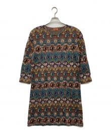 missoni（ミッソーニ）の古着「ウールモヘア ワンピース」｜ブラウン