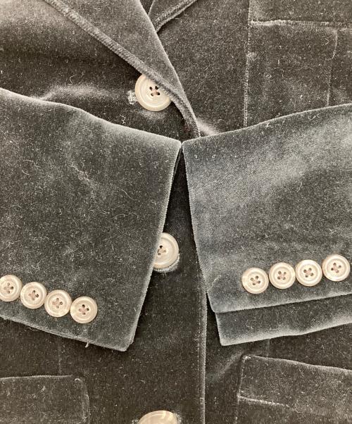 RALPH LAUREN SPORT（ラルフローレン スポーツ）RALPH LAUREN SPORT (ラルフローレン スポーツ) ベロアテーラードジャケット ブラック サイズ:2の古着・服飾アイテム