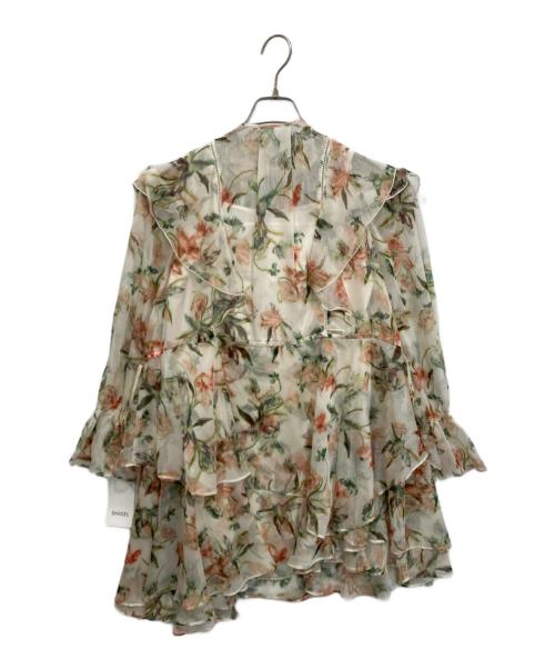 Snidel（スナイデル）Snidel (スナイデル) プリントフリルミニワンピ ミックス サイズ:1の古着・服飾アイテム