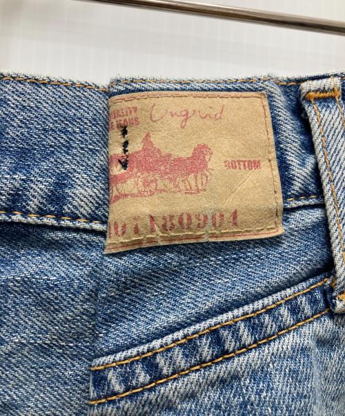 UNGRID（アングリッド）Ungrid (アングリッド) リメイクデザインルーズデニム インディゴ サイズ:23の古着・服飾アイテム