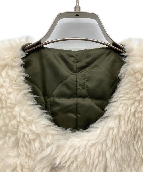 CASA FLINE（カーサフライン）CASA FLINE (カーサフライン) リサイクルポリウールリバーシブルコート オリーブ サイズ:FREEの古着・服飾アイテム