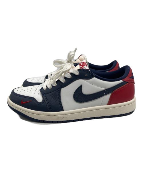 NIKE（ナイキ）NIKE  Air Jordan 1 Retro Low OG Howard/Gym Red and Midnight Navy/エアジョーダン1 レトロ ロー OG ハワード/ジムレッド アンド ミッドナイトネイビー サイズ:25.5の古着・服飾アイテム