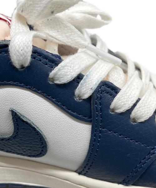 NIKE（ナイキ）NIKE  Air Jordan 1 Retro Low OG Howard/Gym Red and Midnight Navy/エアジョーダン1 レトロ ロー OG ハワード/ジムレッド アンド ミッドナイトネイビー サイズ:25.5の古着・服飾アイテム
