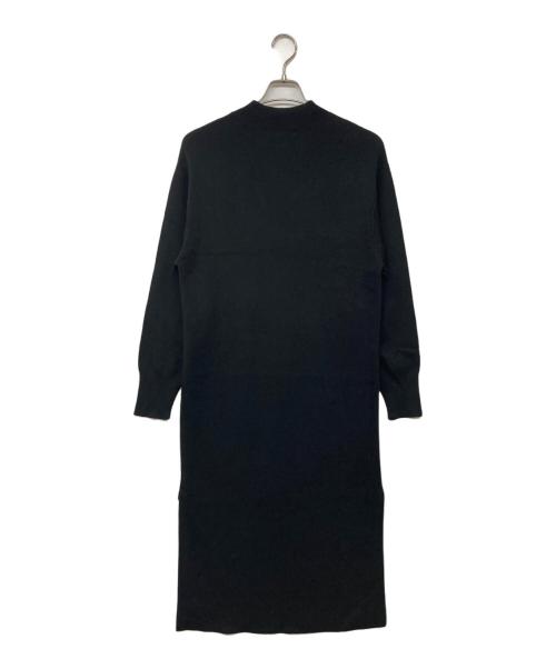 CABAN（キャバン）CABAN (キャバン) コットンカシミヤハイネックワンピース ブラック サイズ:Sの古着・服飾アイテム