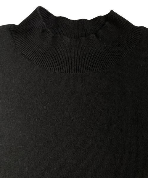 CABAN（キャバン）CABAN (キャバン) コットンカシミヤハイネックワンピース ブラック サイズ:Sの古着・服飾アイテム