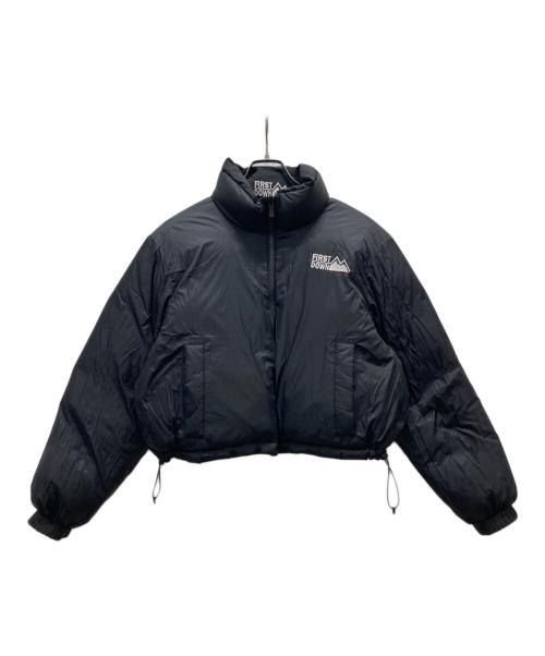 FIRST DOWN（ファーストダウン）FIRST DOWN (ファーストダウン) ショート バブルダウンジャケット マイクロフト ブラック サイズ:Mの古着・服飾アイテム