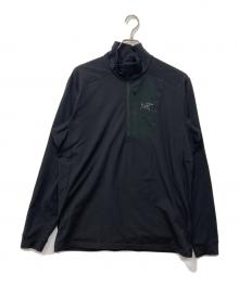 ARC'TERYX（アークテリクス）の古着「RHO LT ZIP NECK」｜ブラック